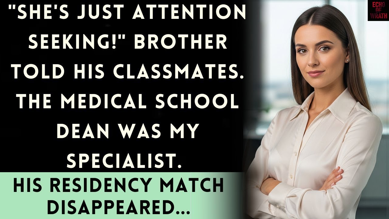 At Brother's Graduation, They Dismissed My ICU Stay—Until The Dean Started Speaking