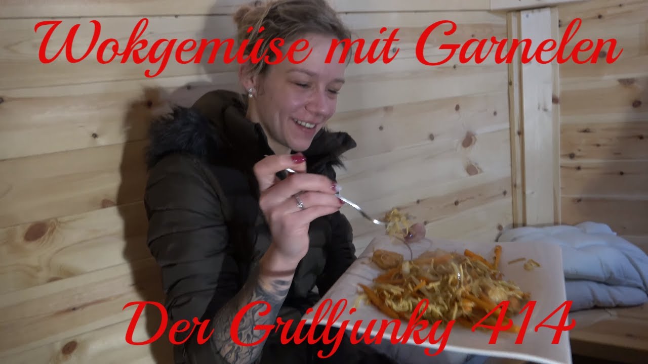 Wokgemüse mit Garnelen - Der Grilljunky  414