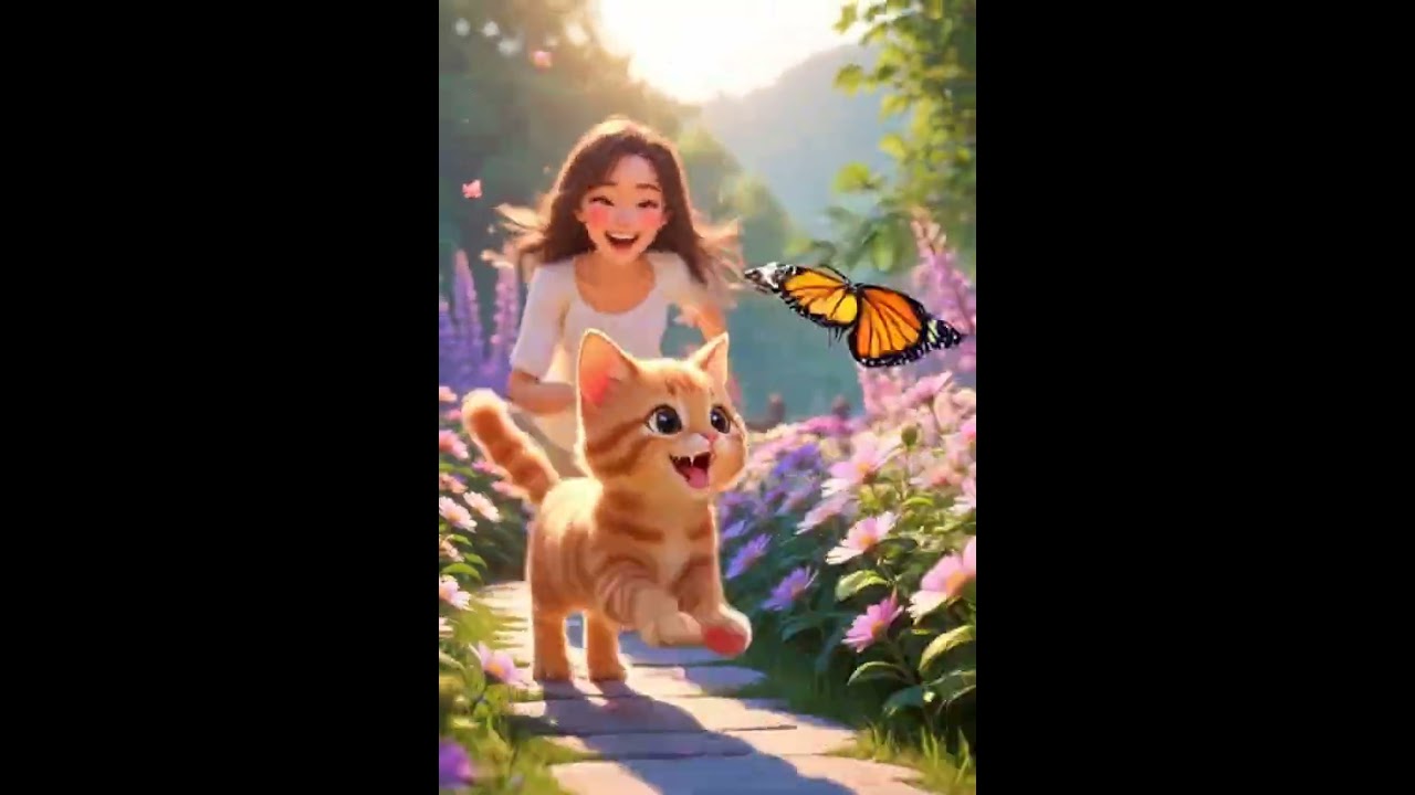 Just Her and Her Cat