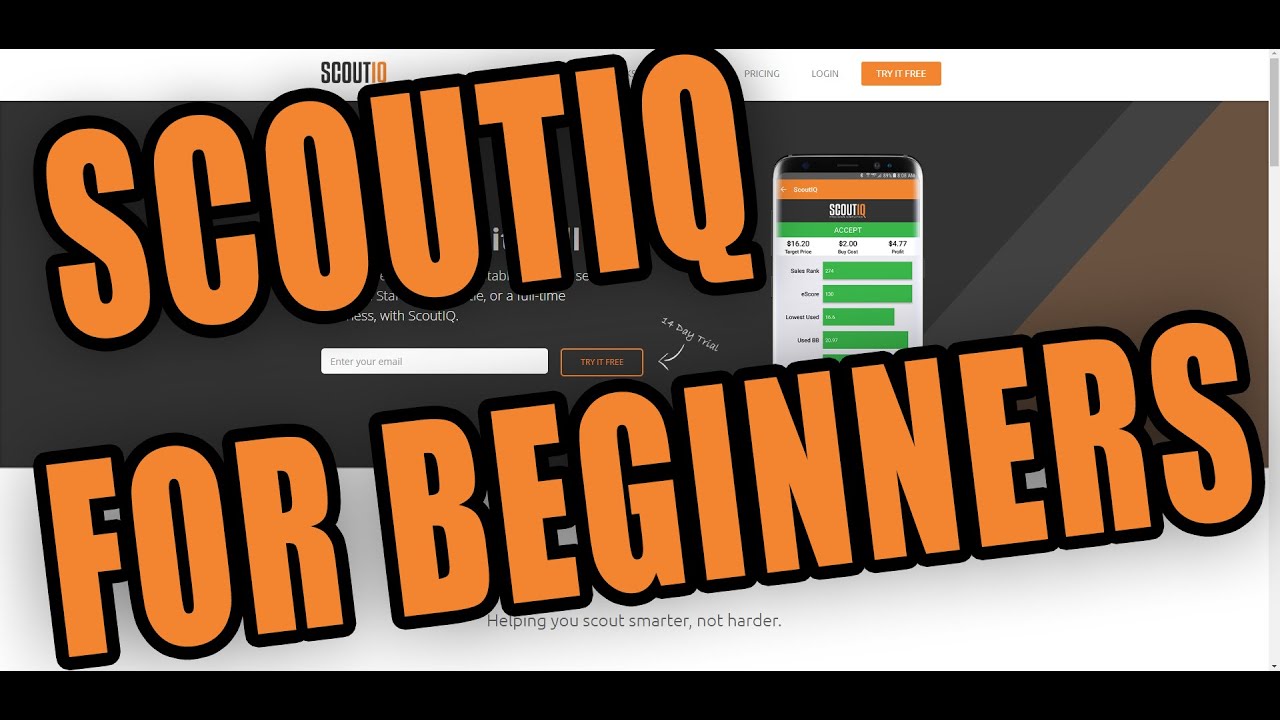 How To Use ScoutIQ Step By Step - Amazon FBA - Retail Arbitrage