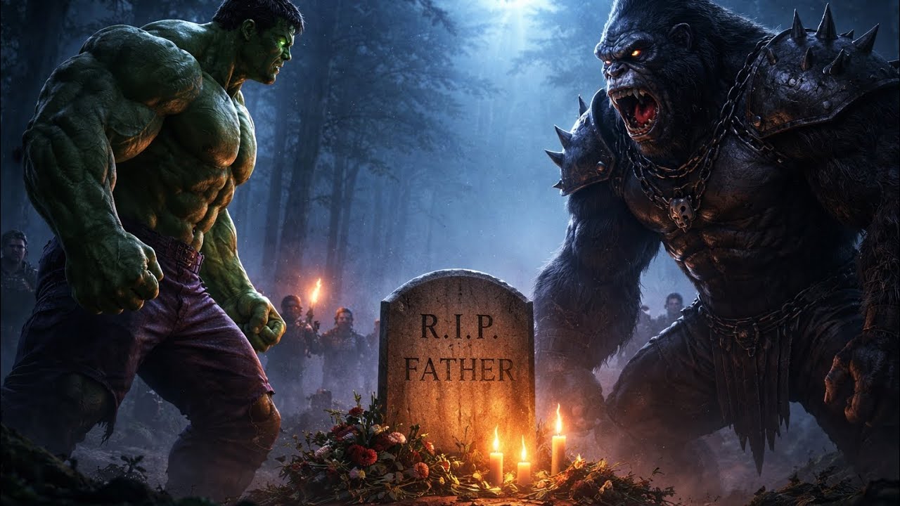 HULK vs Angry Gorilla King 🦍 | Father Revenge Story 💔🔥 | Epic Hulk Fight Movie