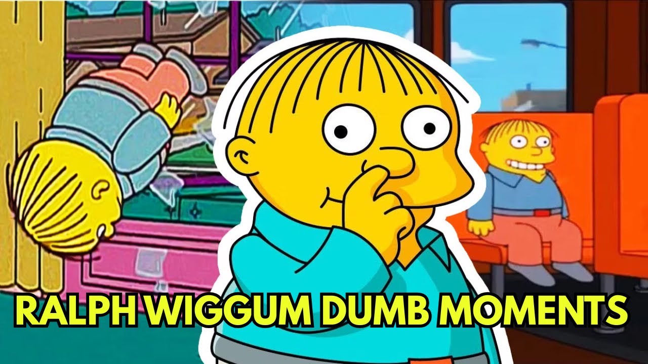 Ralph Wiggum Dumb Moments 😭 #ralphwiggum #viralvideo #thesimpsons #ranking #denzelwashington