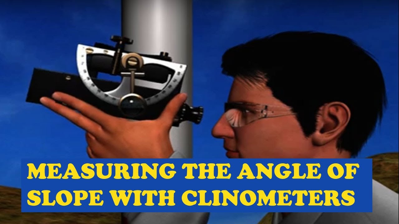 MEASURING THE ANGLE OF SLOPE WITH CLINOMETERS|| 3DM
