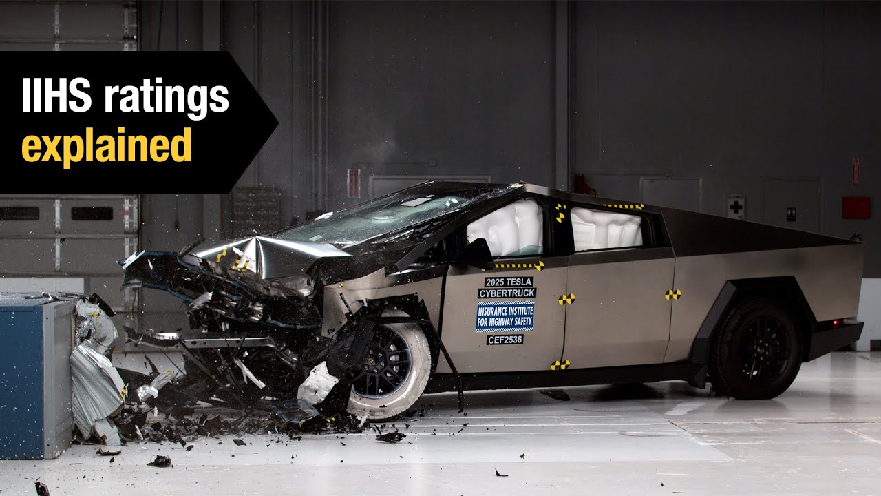 Объяснение рейтингов Tesla Cybertruck 2025 года и Ford F-150 Lightning