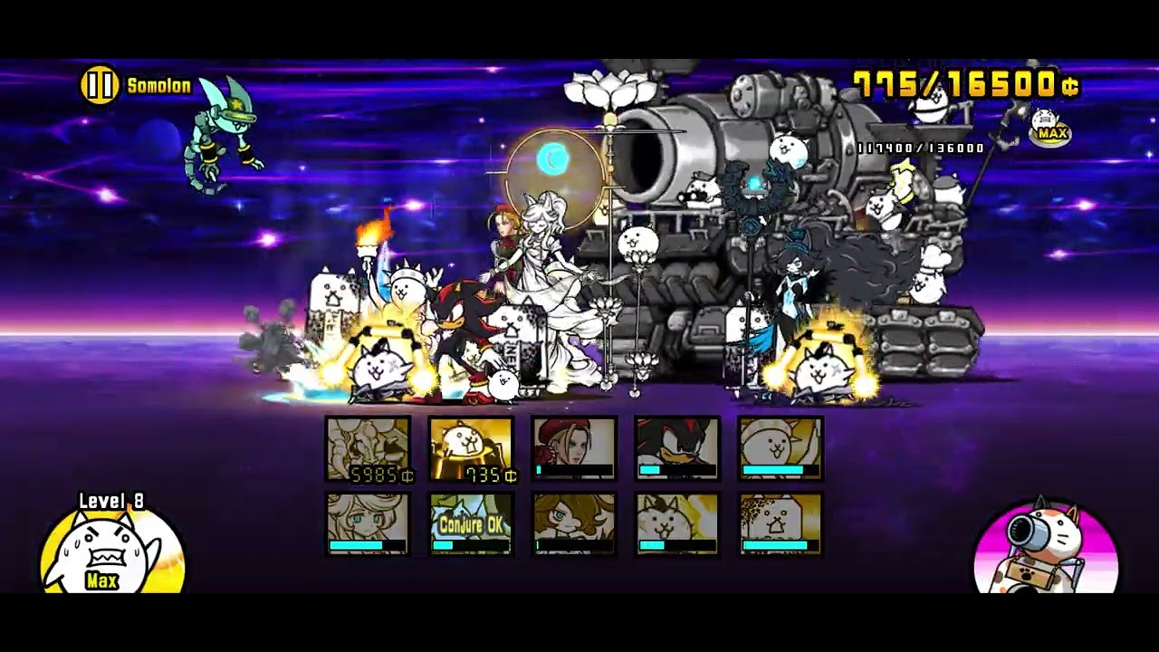 Filibuster Invasion (Cats of the Cosmos 3)/Outbreak, battle cats. Uber carried