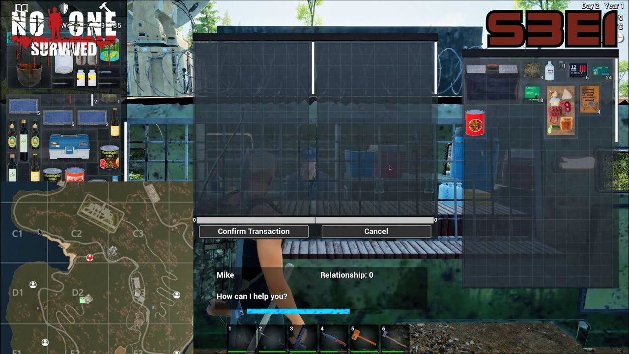 No One Survived S3E1 0.0.6.0 NEW MAP! Huge Update! Car Repair Kit and New Build Location. New Game.