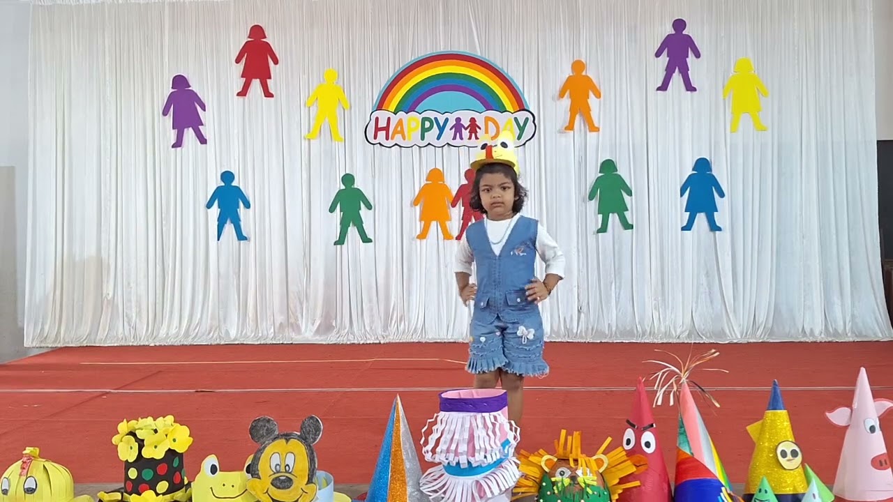 Children's Day 2025 - LKG Funny Hats