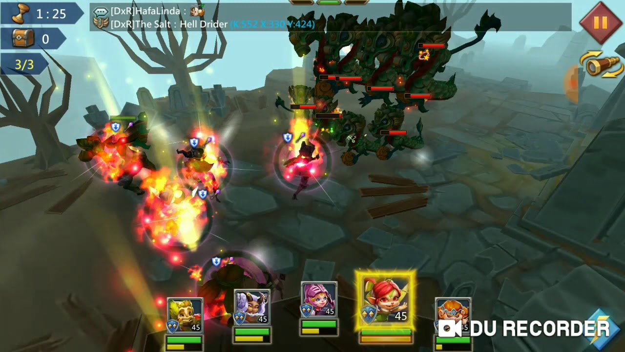 Lord's Mobile Dream Witch stage 4 auto battle