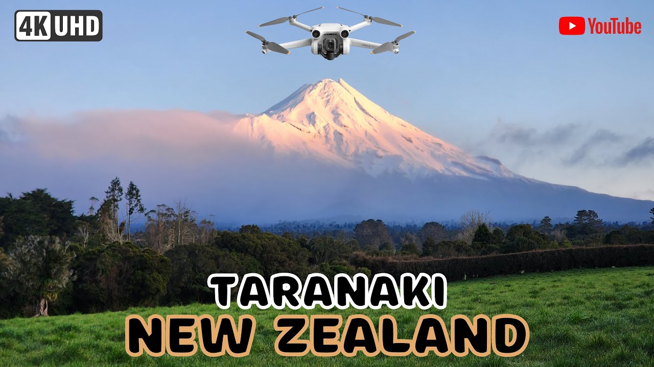 Taranaki New Zealand - Stunning 4k Drone Film - Hidden Gem of the North Island!