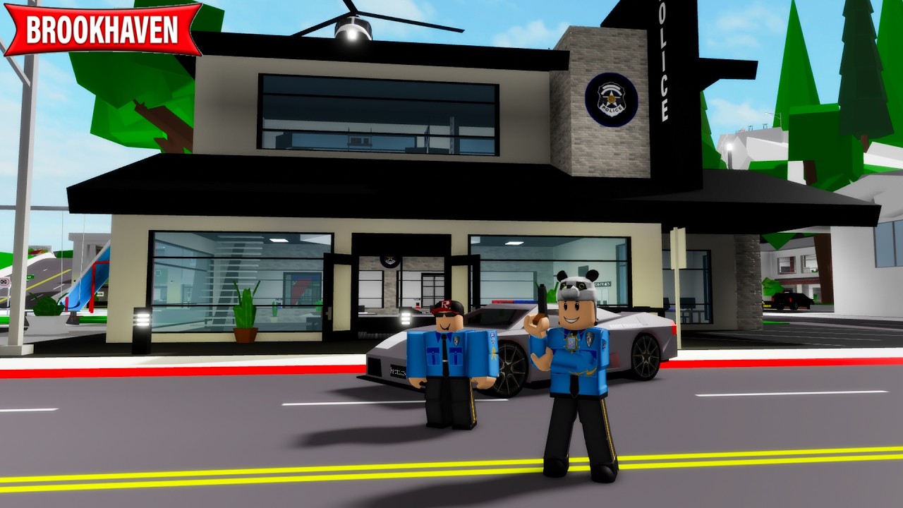 Yeni Polis Merkezi !! Suçluları Kovaladık - Roblox Brookhaven