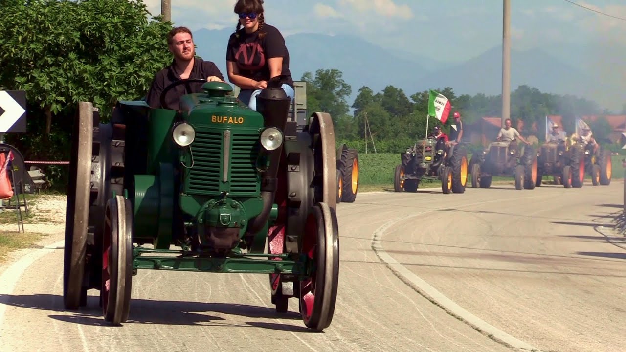 Sfilata trattori epoca Campodoro 2023, domenica | Vintage tractors parade - Landini, FIAT, SAME...