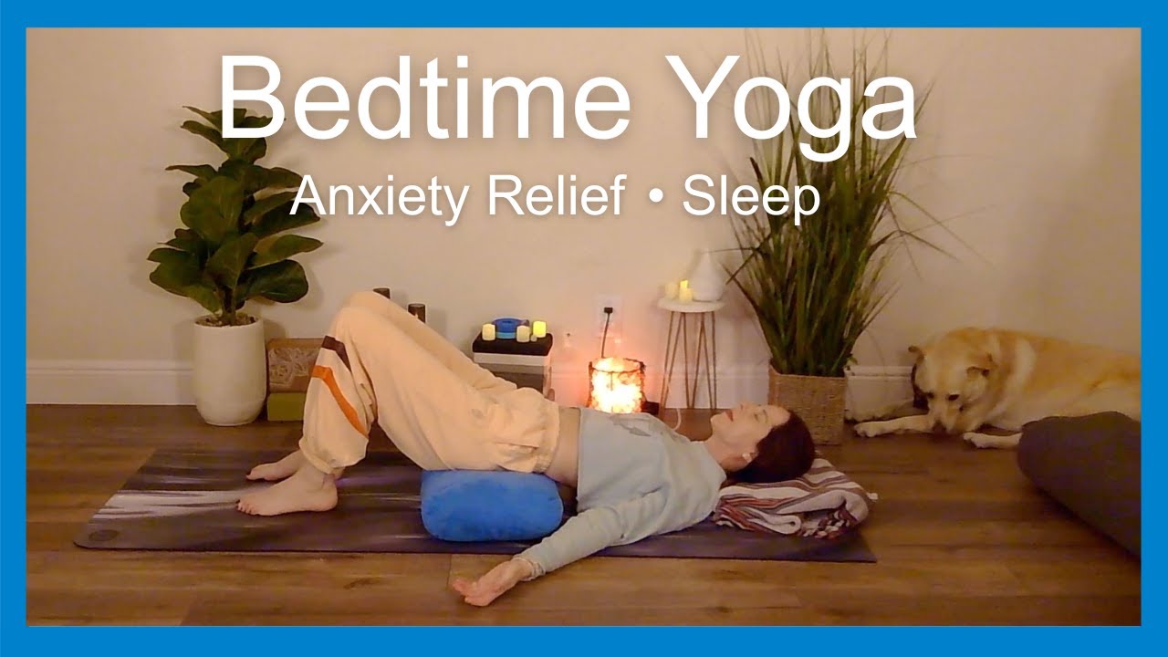 Gentle Yoga in Bed for Anxiety & Uncertain Times | Bedtime Calm