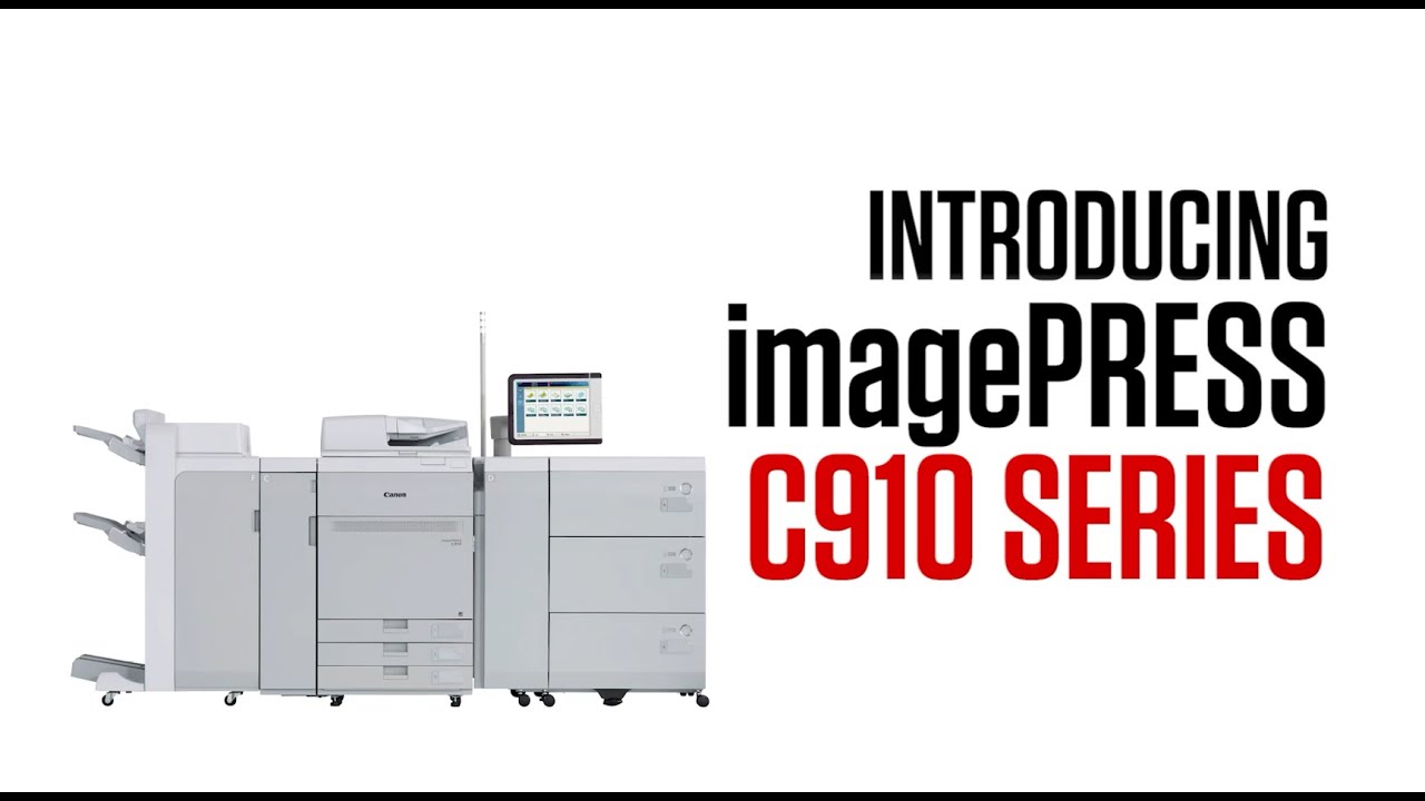Представляем серию imagePRESS C910 для профессиональной печати