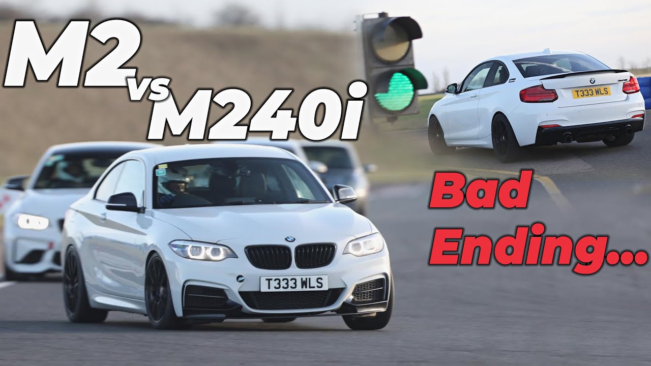 Did my BMW M240i stay with a BMW M2 on TRACK?