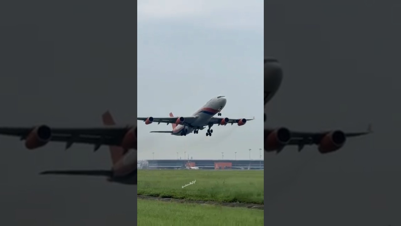 AirBus-340 TakeOff | Kam Air | #shorts #trending #aviation #viralshorts #afghanistan #afghan