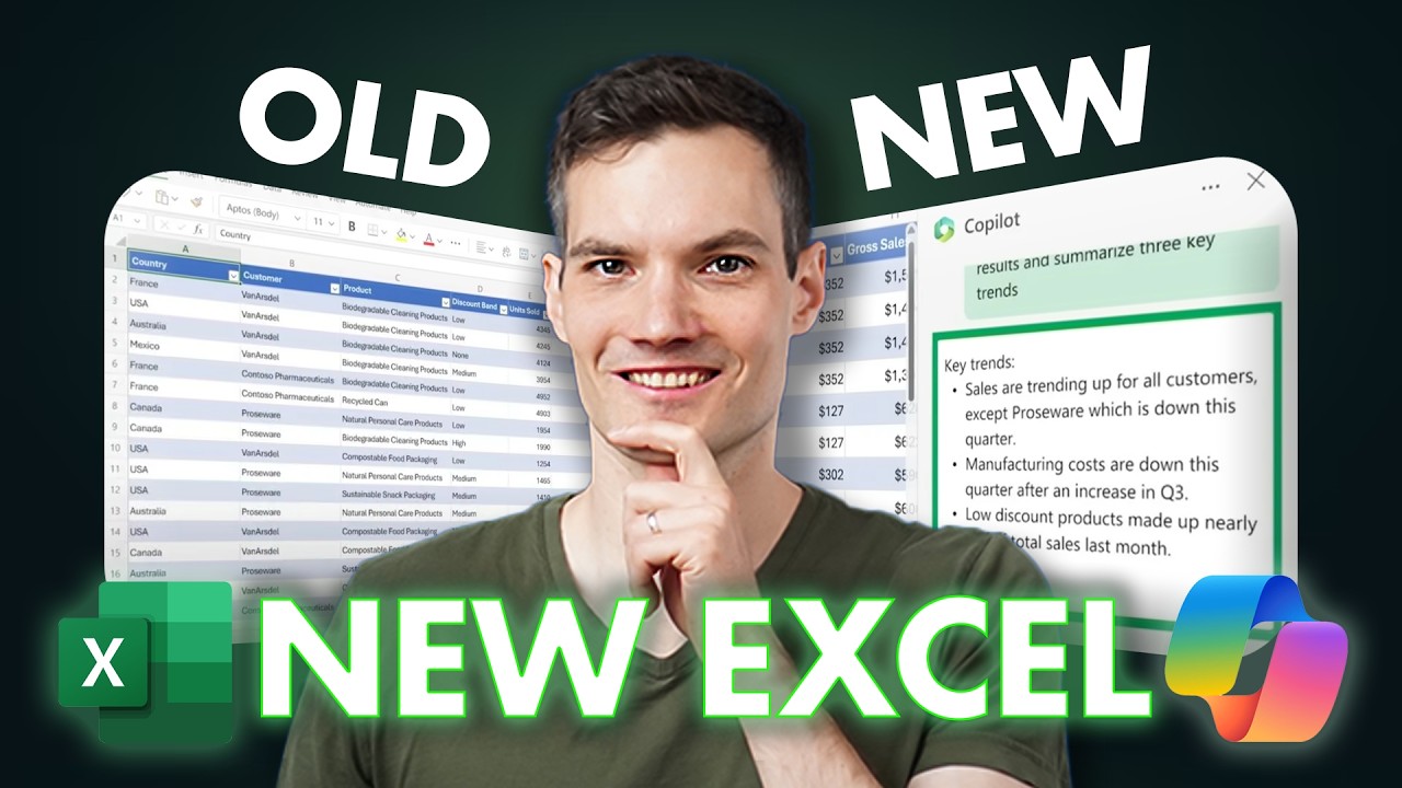 Copilot Excel Tutorial - Excel’s Biggest Upgrade Ever
