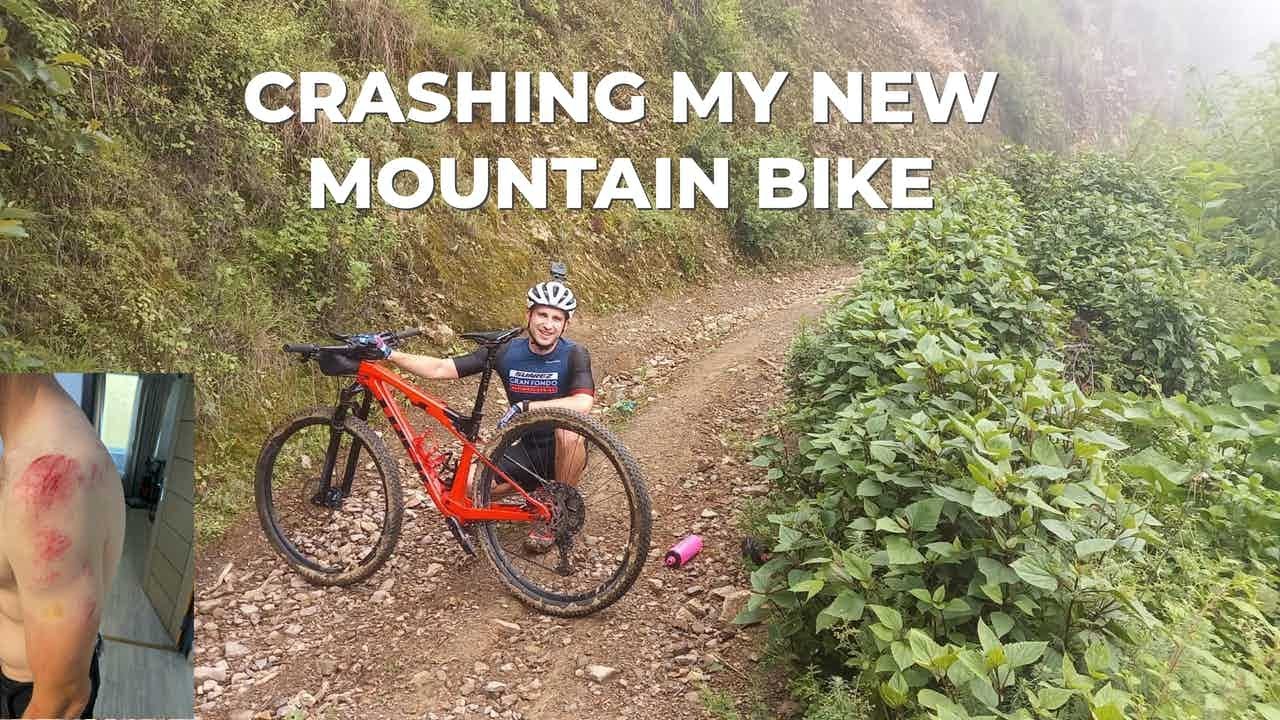 I CRASHED MY NEW MOUNTAIN BIKE