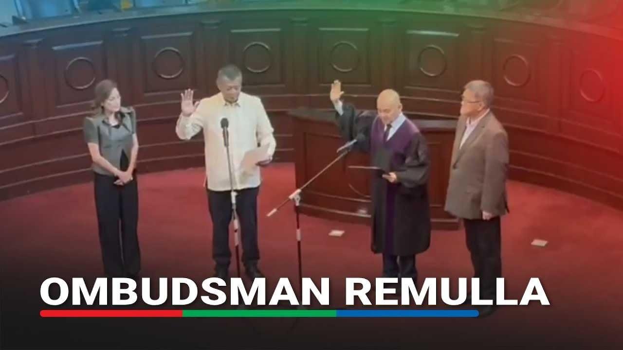 Jesus Crispin Remulla takes oath as Ombudsman | ABS-CBN News