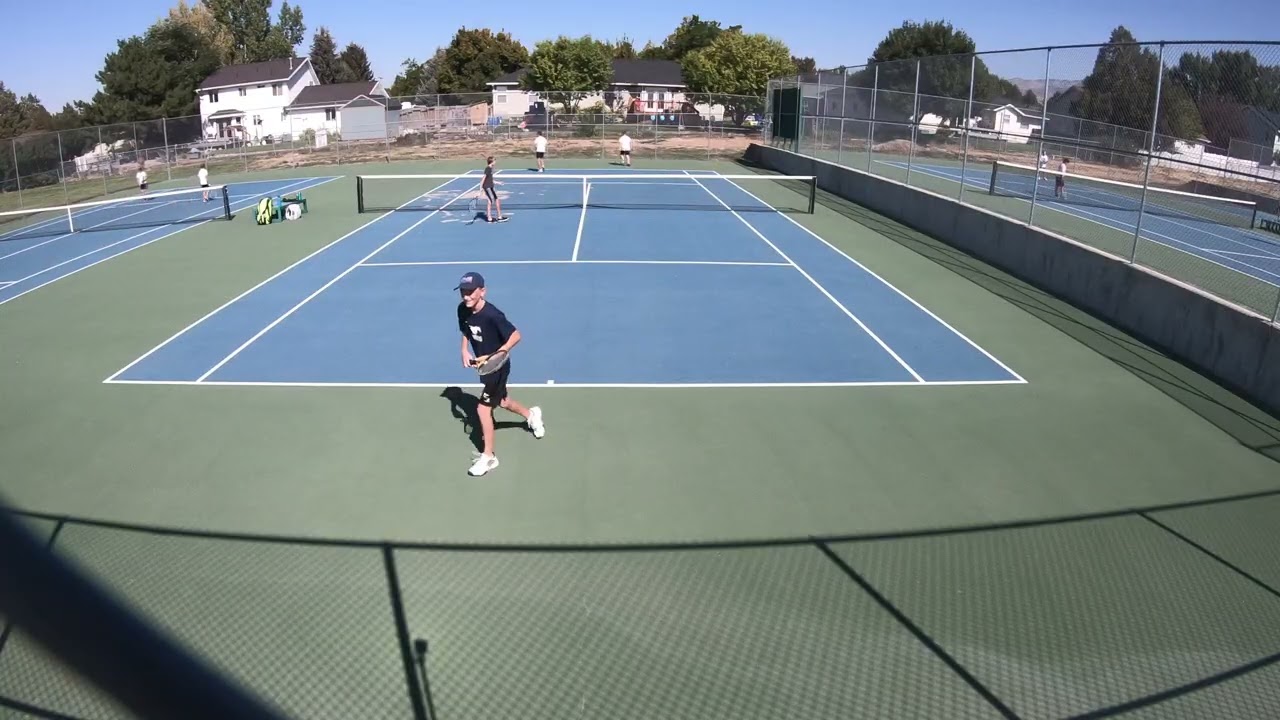 tennis 2025: UYT doubles on 9/27 with Connor and George