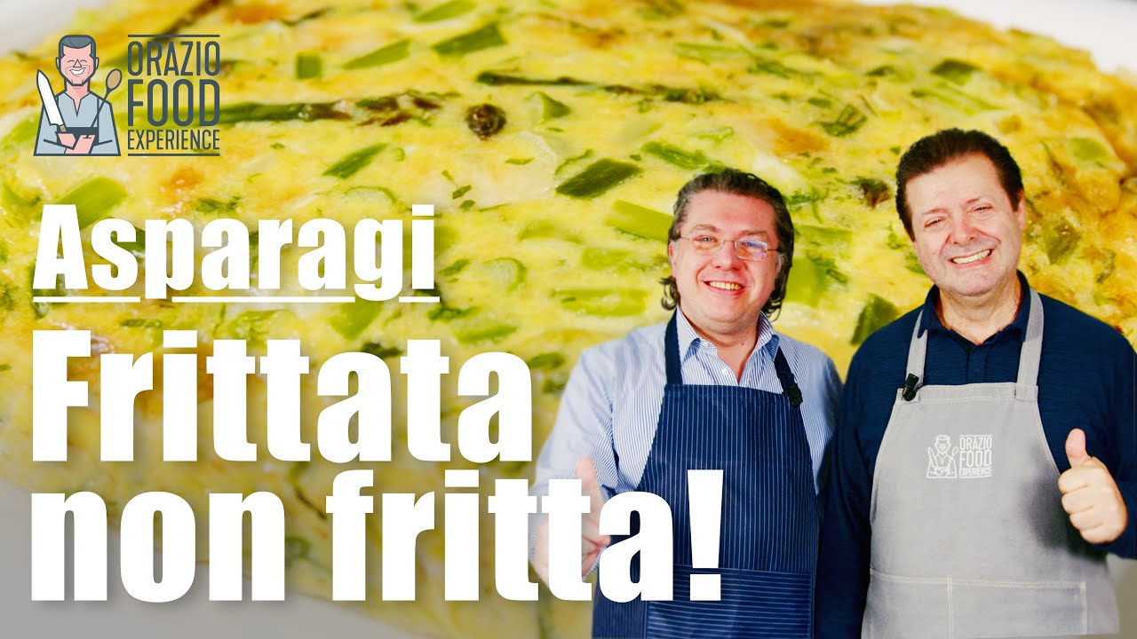 FRITTATA DI ASPARAGI AL FORNO - Una frittata non fritta