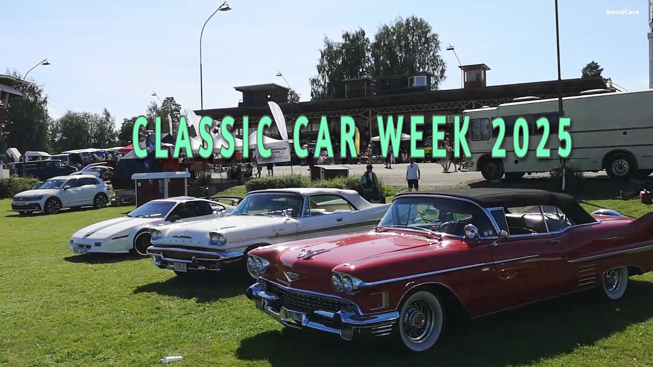 Classic Car Week 2025 in Rättvik (Sweden)