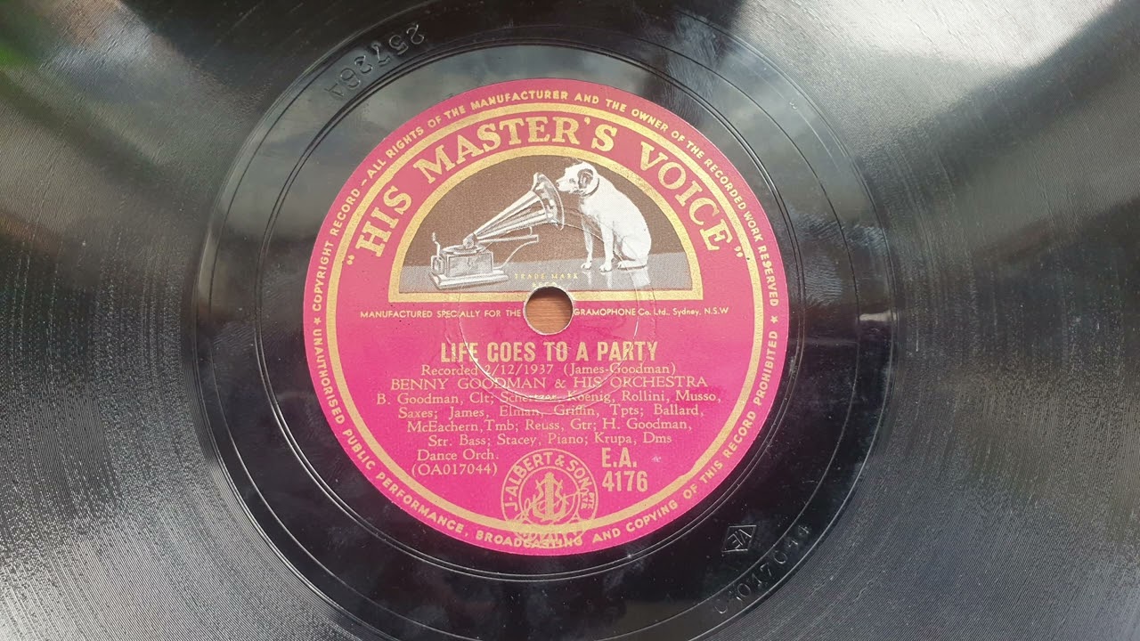 OLD 1937 Benny Goodman - Life Goes To A Party