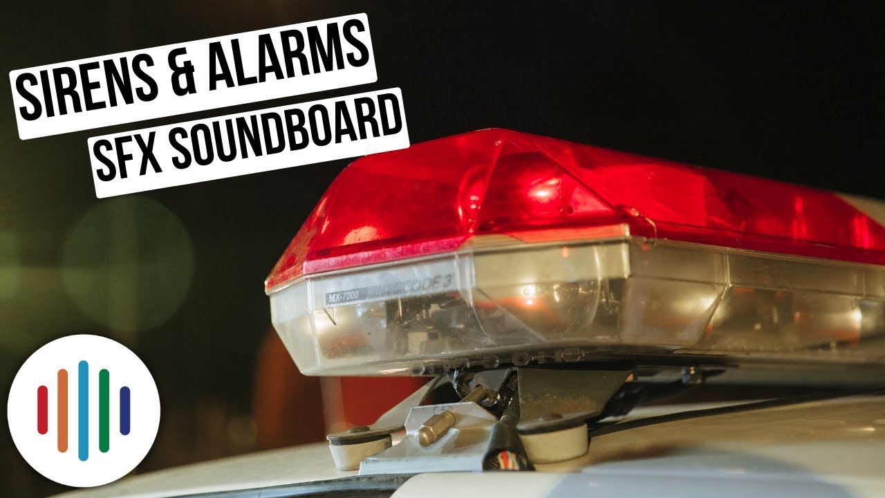Siren & alarm sound effect compilation! #police #siren | Free Download [HQ]