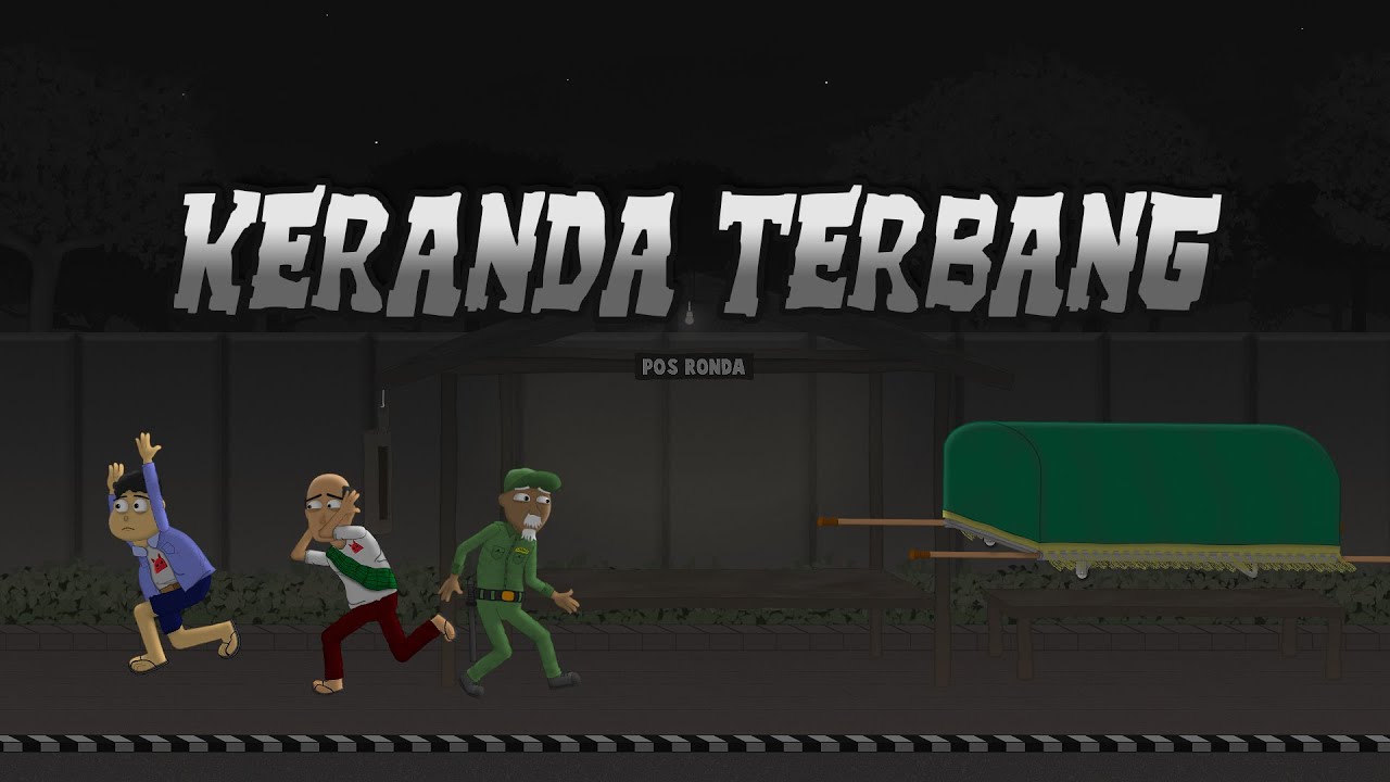 Keranda Terbang Keliling Komplek - Animasi Horor - Cerita Misteri