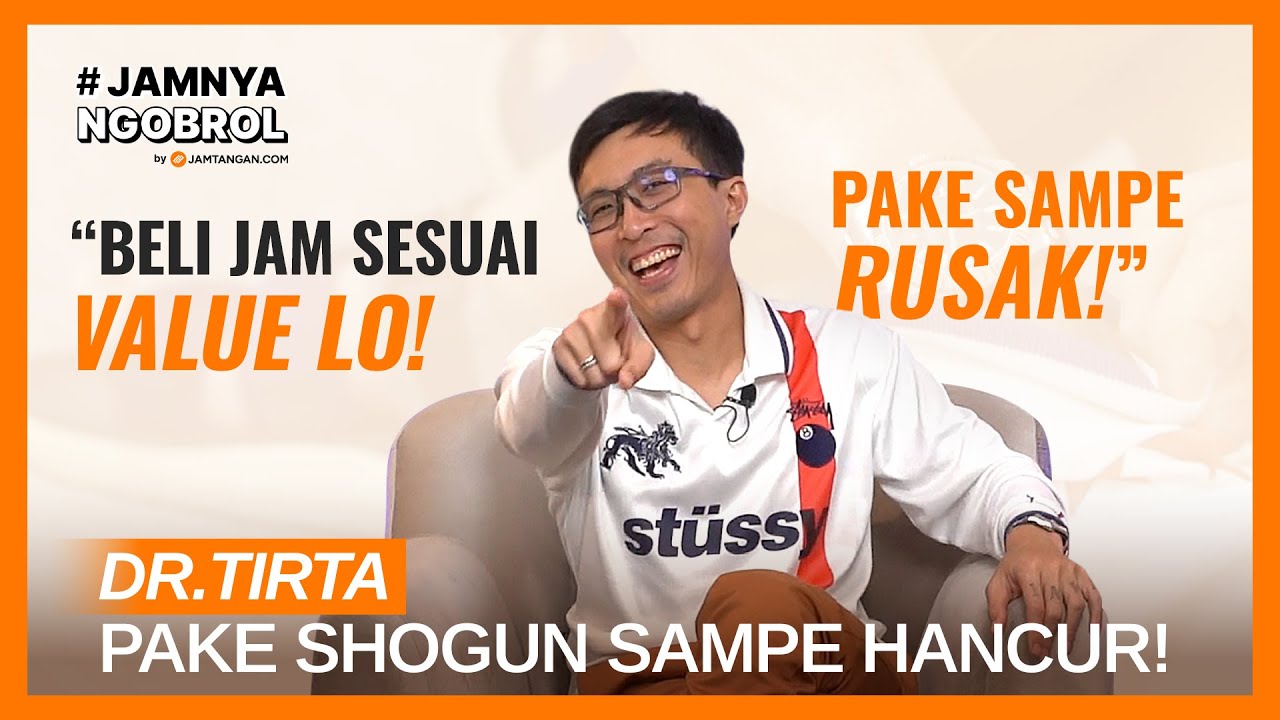 Jamnya Ngobrol Bareng dr. Tirta! Pake Seiko Buat Sepedahan Sampe Hancur?!