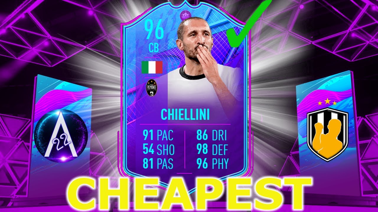 96 Chiellini SBC Cheapest Solution!! #fifa22