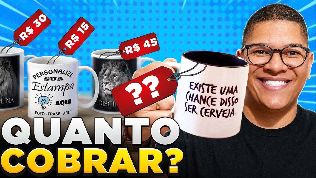 Quanto cobrar por canecas personalizadas? Aprenda a precificar corretamente