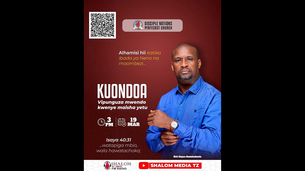 🔴#LIVE: IBADA YA KUONDOA VIPUNGUZA MWENDO KWENYE MAISHA YETU ILI TUWEZE KUPIGA MBIO | 19-03-2026
