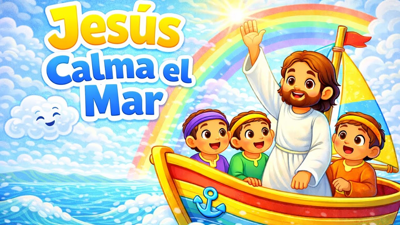 Jesús Calma el Mar - Los Amiguitos de Jesús | Canción Cristiana para Niños