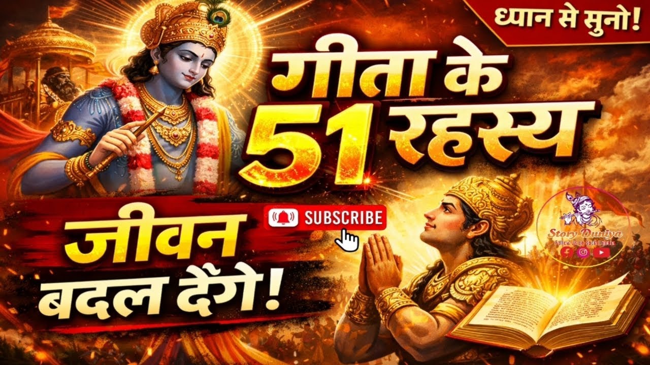 श्रीमद भगवत गीता के 51 अनमोल उपदेश🌸| जीवन बदल देने वाले श्री कृष्ण के विचार | Krishna Motivation #yt