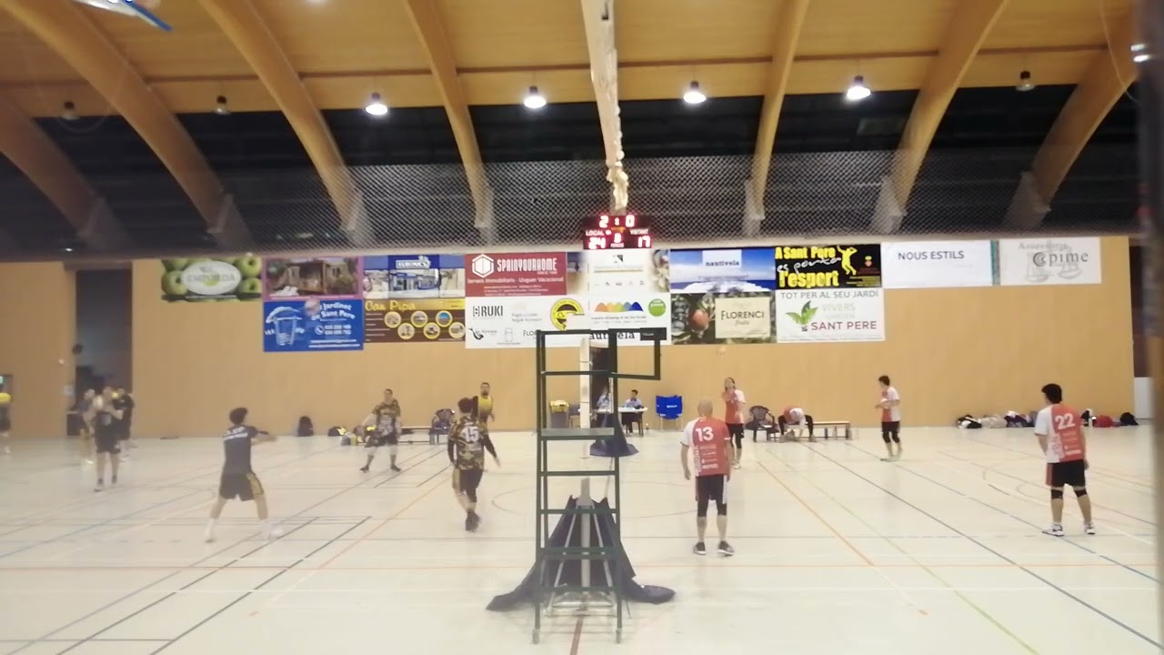 Partit Volei Girona C VS CV Sant Pere Pescador 15 11 2025 POV LATERAL Visitant