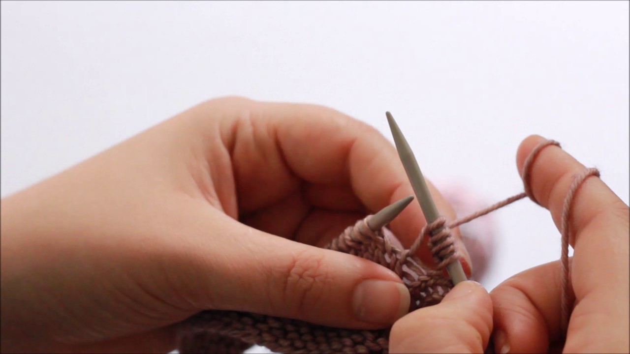 (1 лиц. п., накид, 1 лиц. п., накид, 1 лиц. п.) Прибавка, Учебник по вязанию