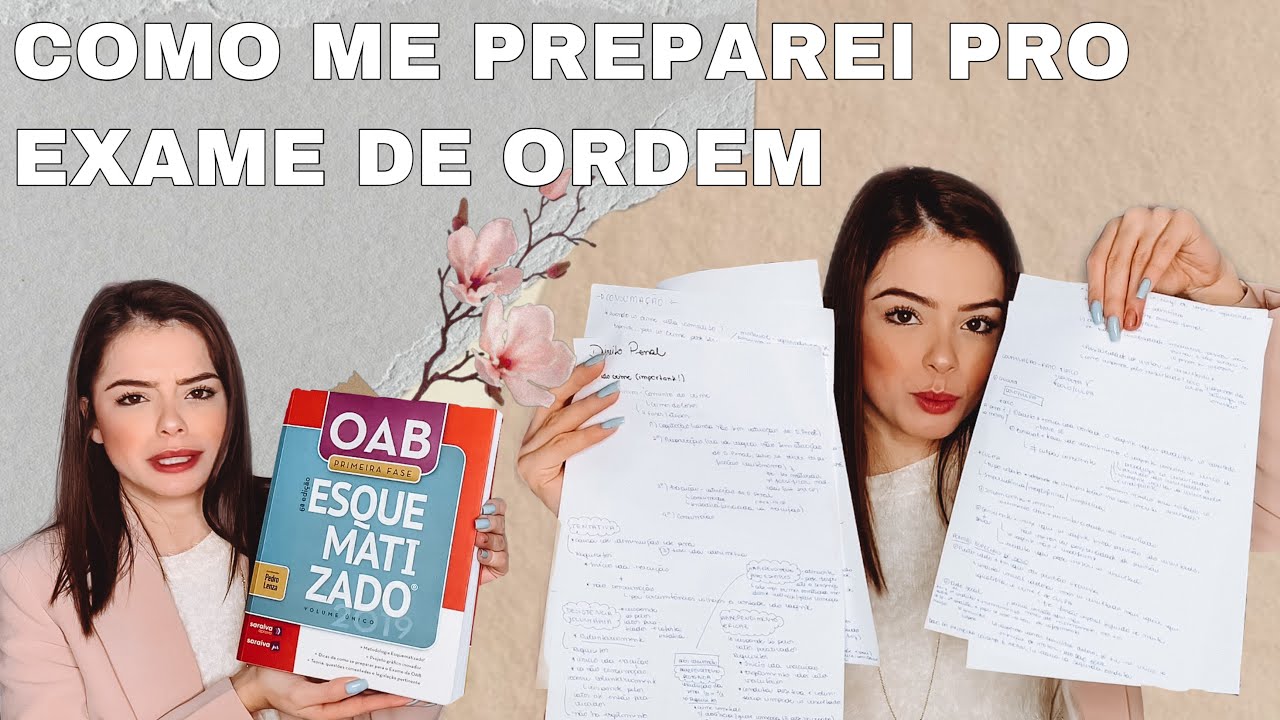 COMO ME PREPAREI PARA A PROVA DA OAB *1ª FASE*