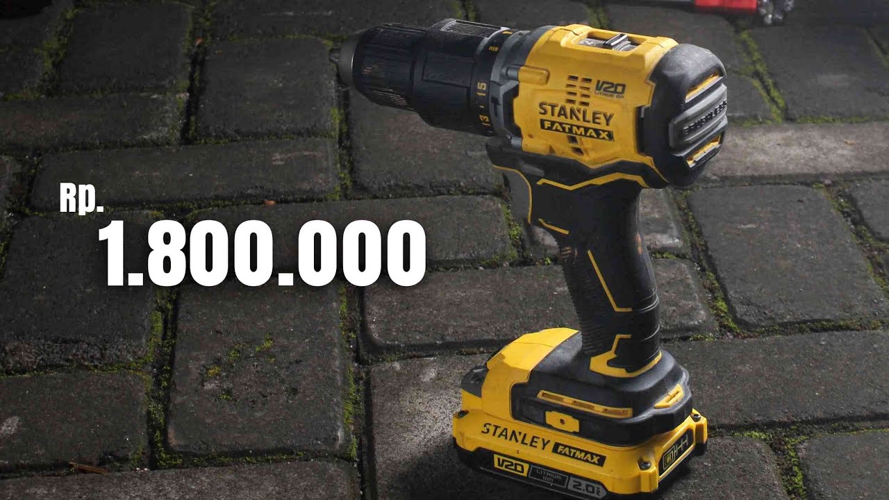 Review Cordless impact drill STANLEY FATMAX series 20V, bor batrai kelas menengah STANLEY sbd715d2k