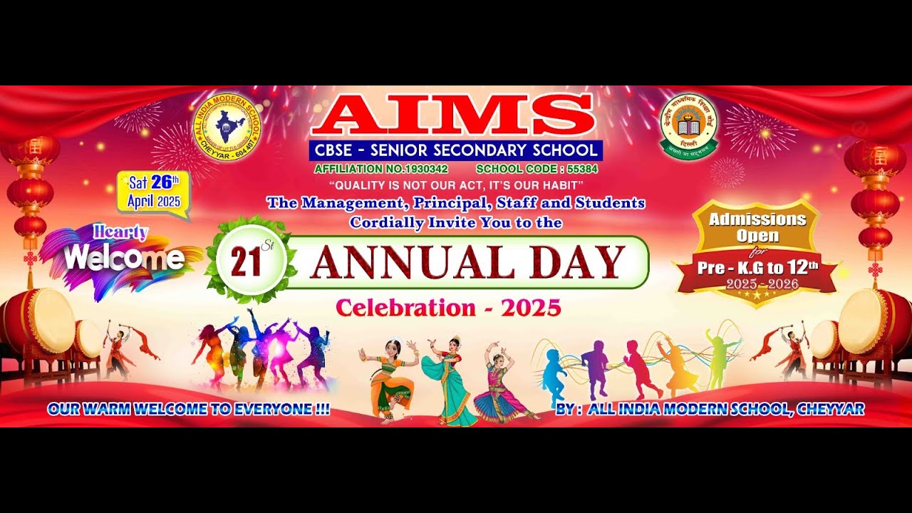 AIMS CBSE - ANNUAL DAY CELEBRATIONS 2025