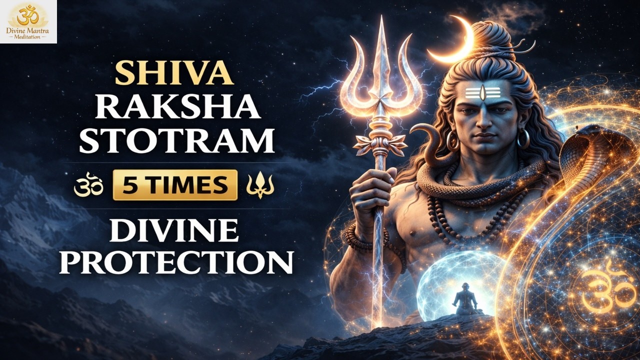 Shiva Raksha Stotram 5 Times 🕉️ | Most Powerful Shiva Protection Stotra