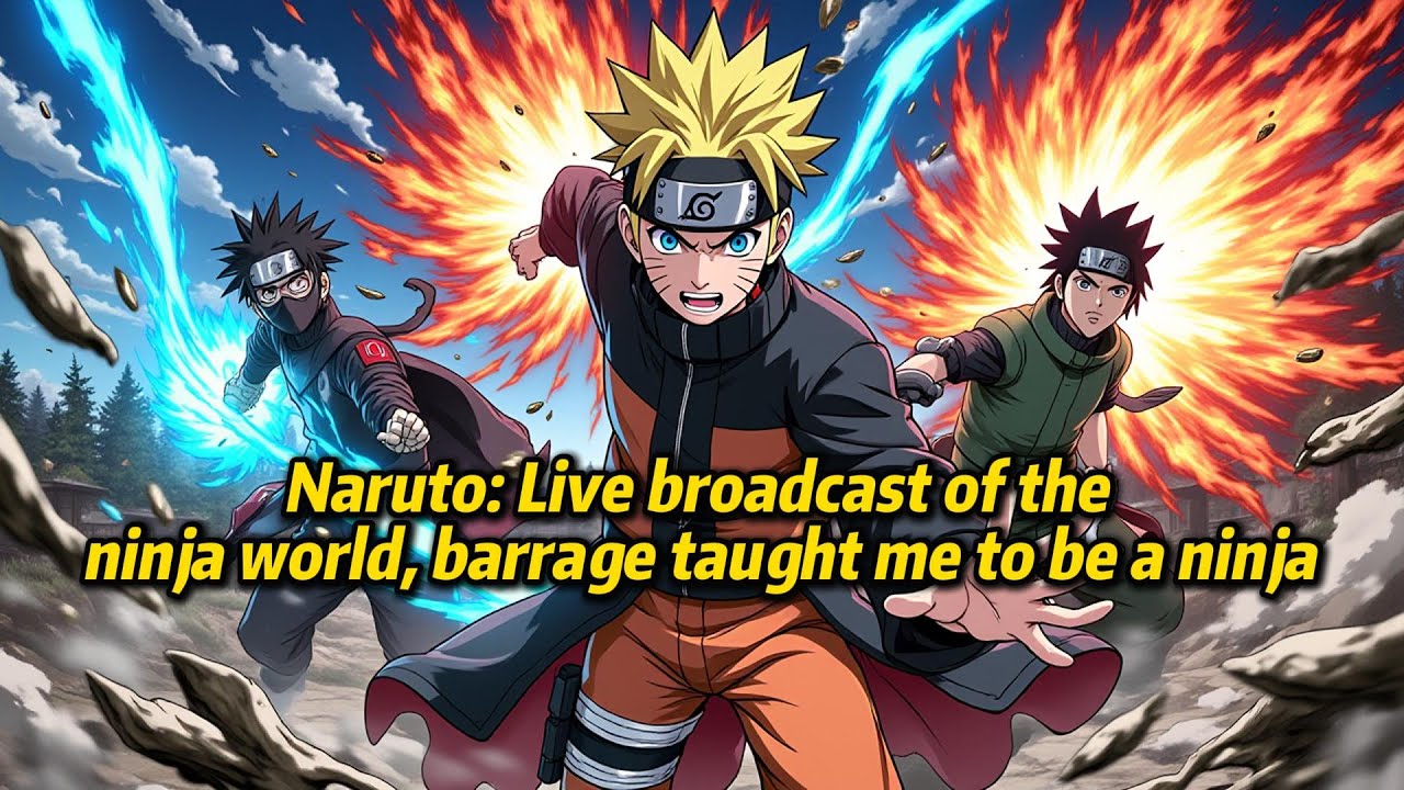 《Naruto: Live broadcast of the ninja world, barrage taught me to be a ninja》
