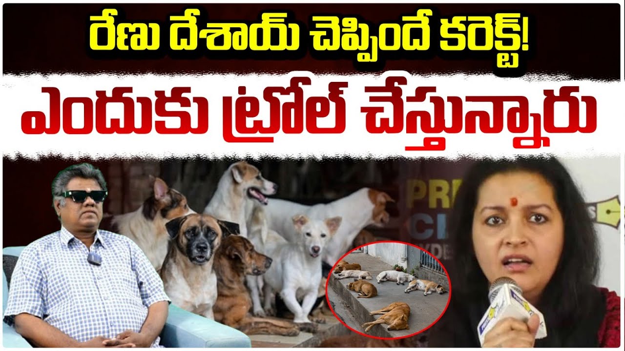 రేణు దేశాయ్ చెప్పిందే కరెక్ట్! ఎందుకు ట్రోల్ చేస్తున్నారు!| Renu Desai Press Meet Issue | Dog Safety