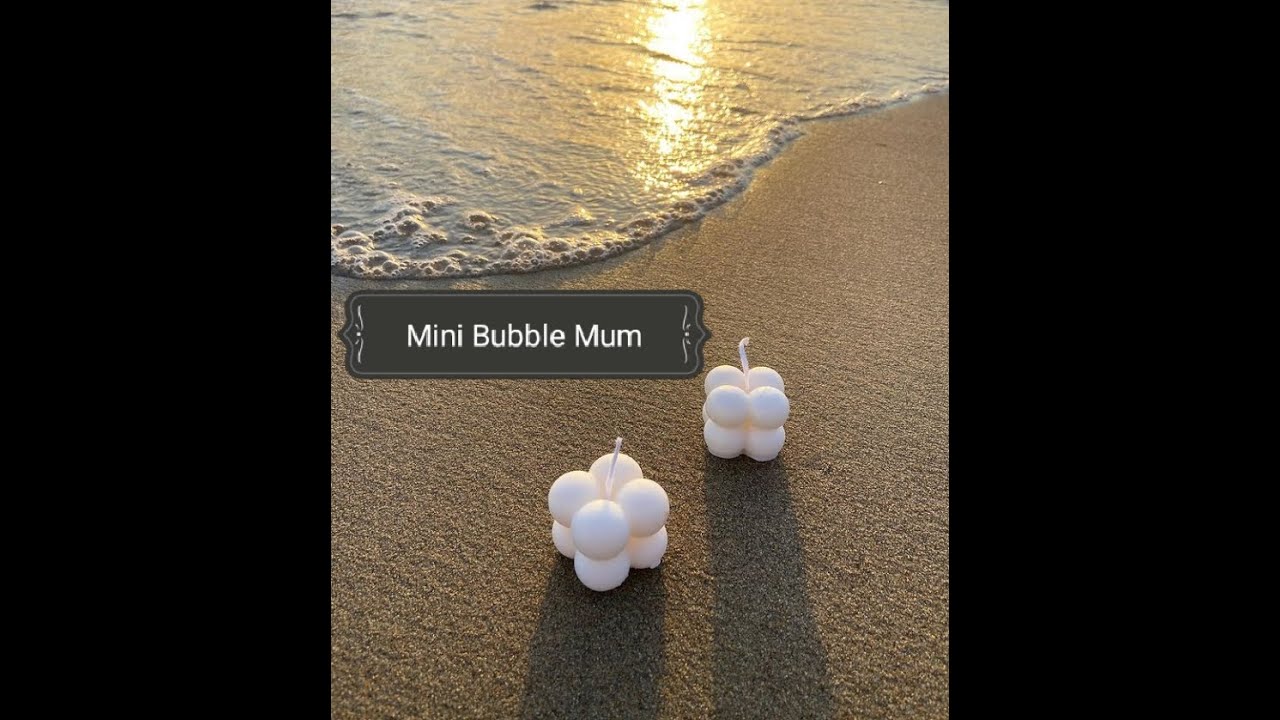 Mini Bubble Soya Mum Yapımı ve Kalıp İnceleme