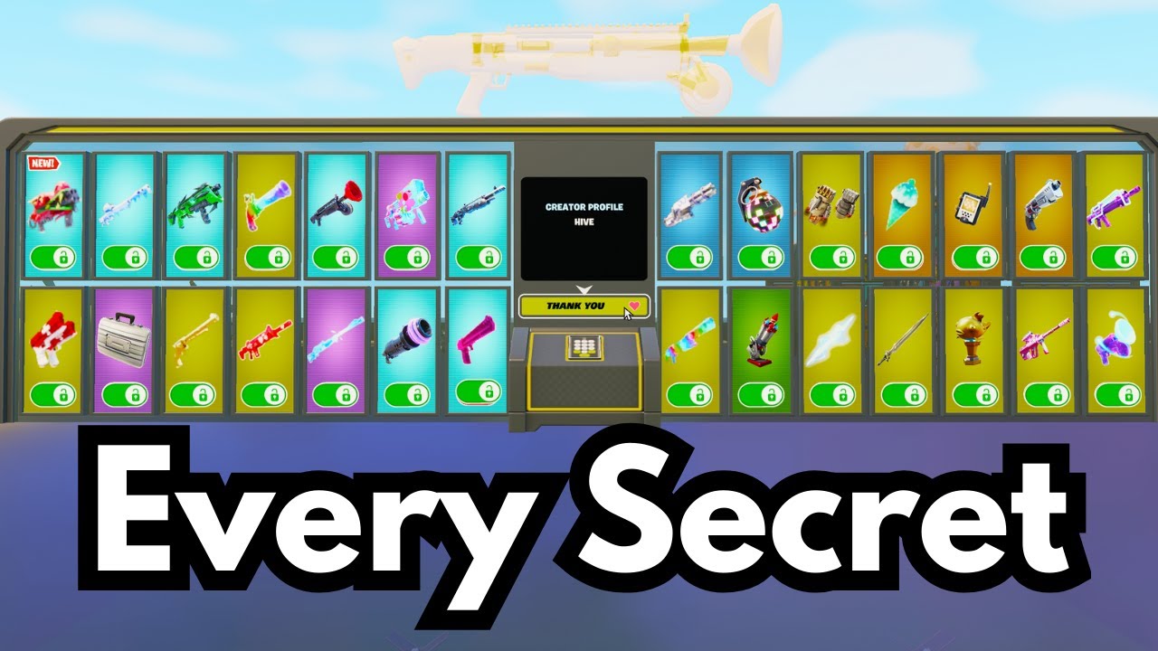 Every Secret In 1v1 With Every Gun TUTORIAL! ( INCLUDING AIMBOT, BALLISTICS)