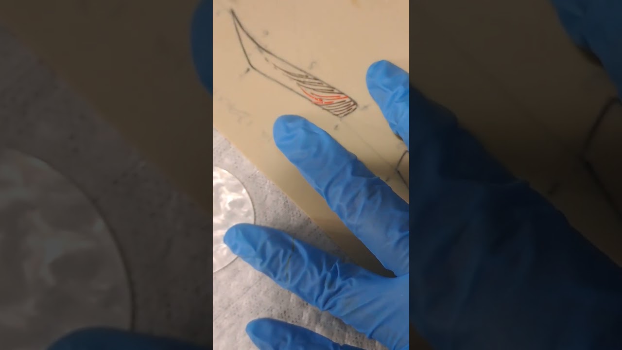 trazos de Microblading en Ceja Izquierda 🔥