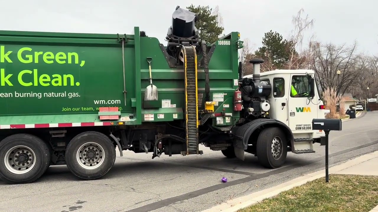 Adrian’s trash route (Friday afternoon)