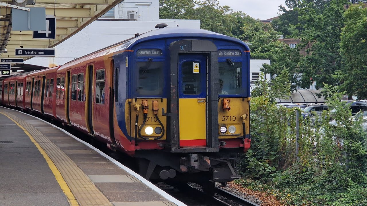 Class 455 Ride | London Waterloo - Hampton Court [Full Uncut Journey]