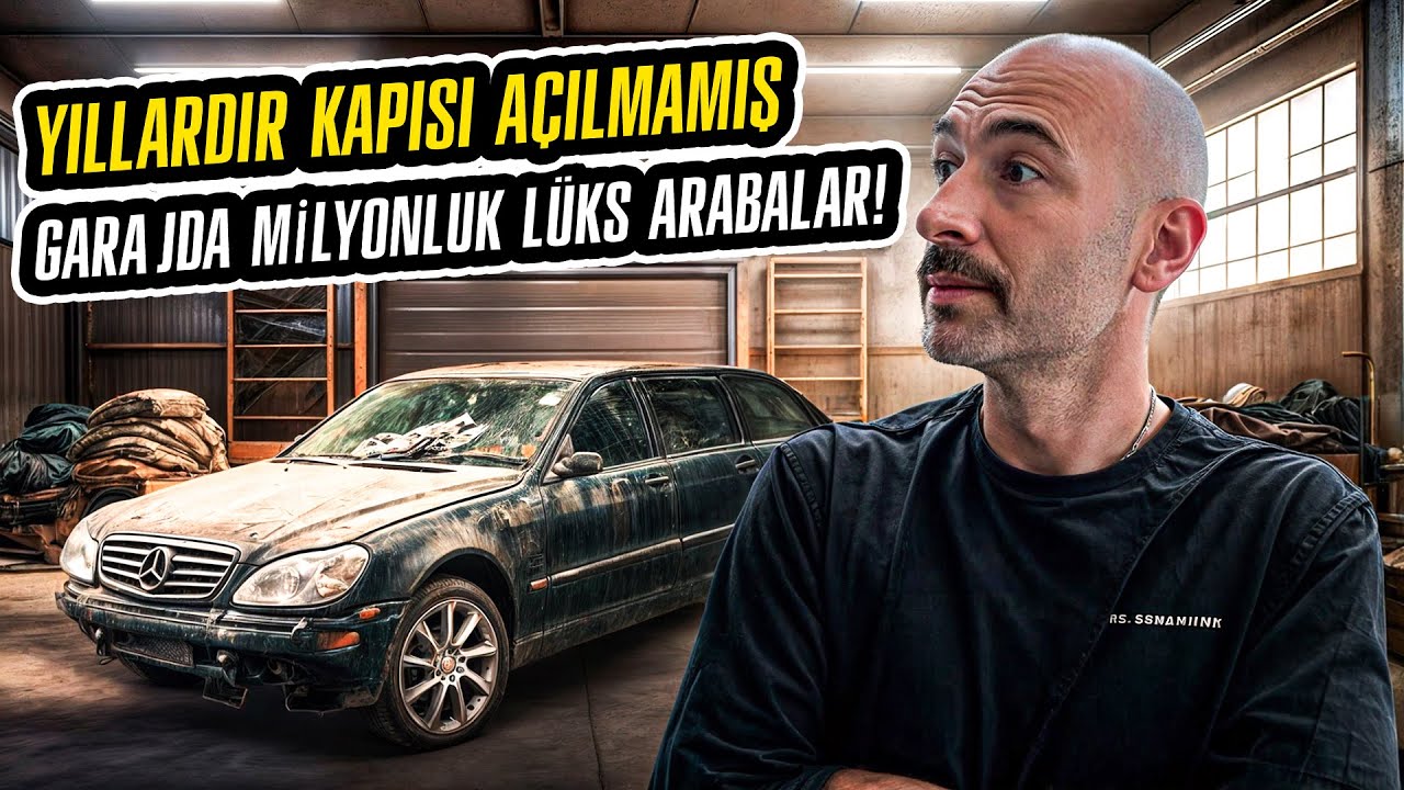 YILLARDIR KAPISI AÇILMAMIŞ GARAJDA MİLYONLUK LÜKS ARABALAR! 🔥