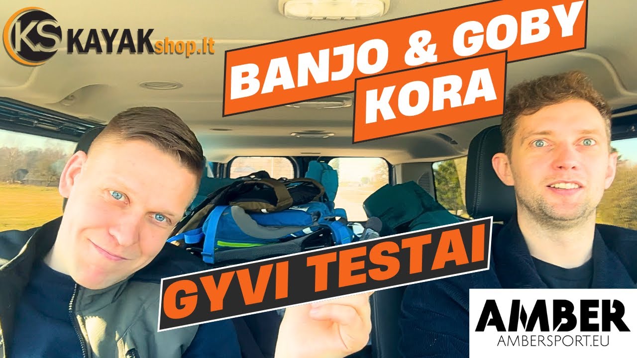 Žvejybinės baidarės AMBER BANJO || GOBY || KORA