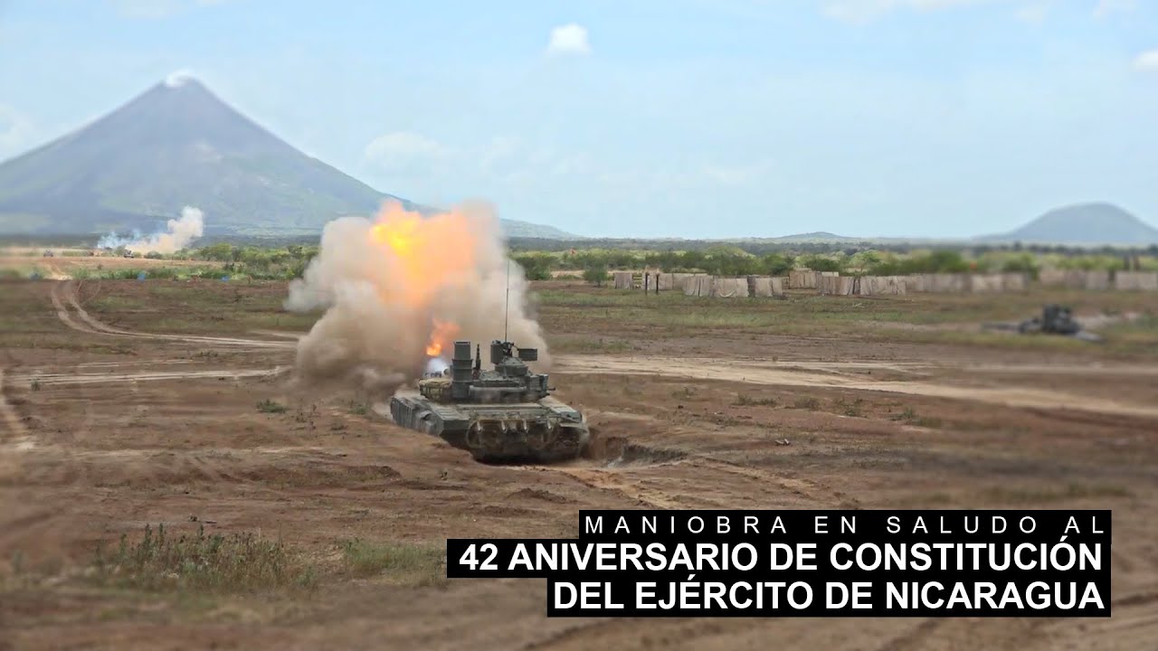 Maniobra en saludo al 42 Aniversario de Constitución del Ejército de Nicaragua